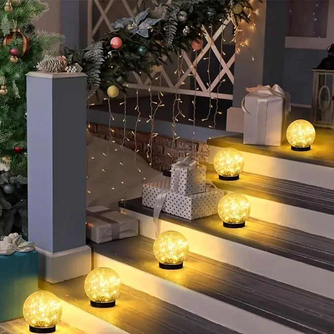 Outdoor LED Solar Spheres