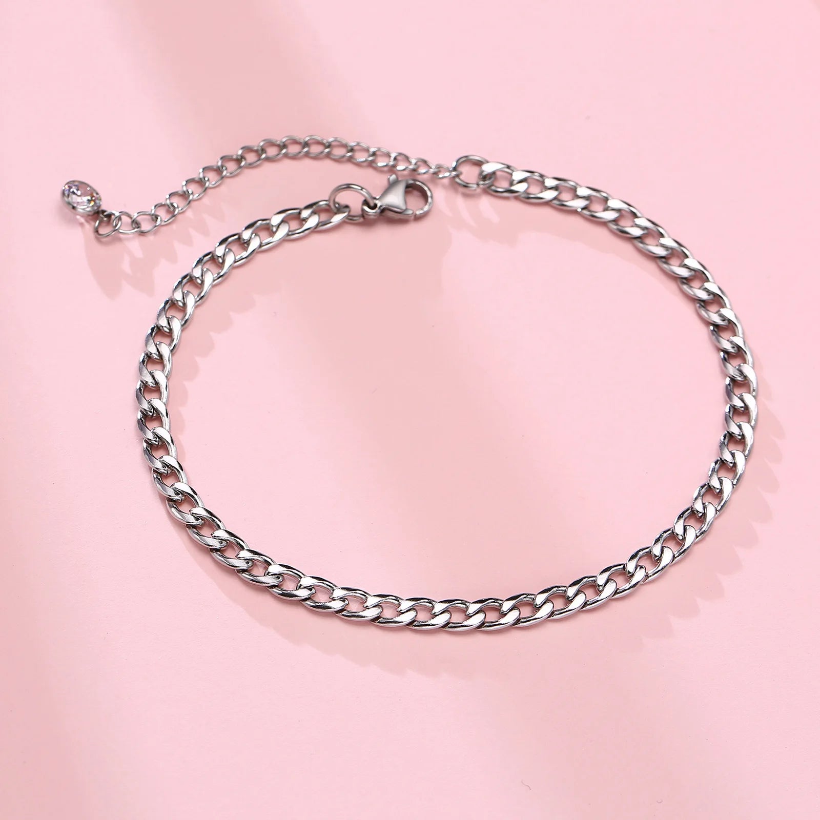 Close-Up View of Figaro Anklet on Foot