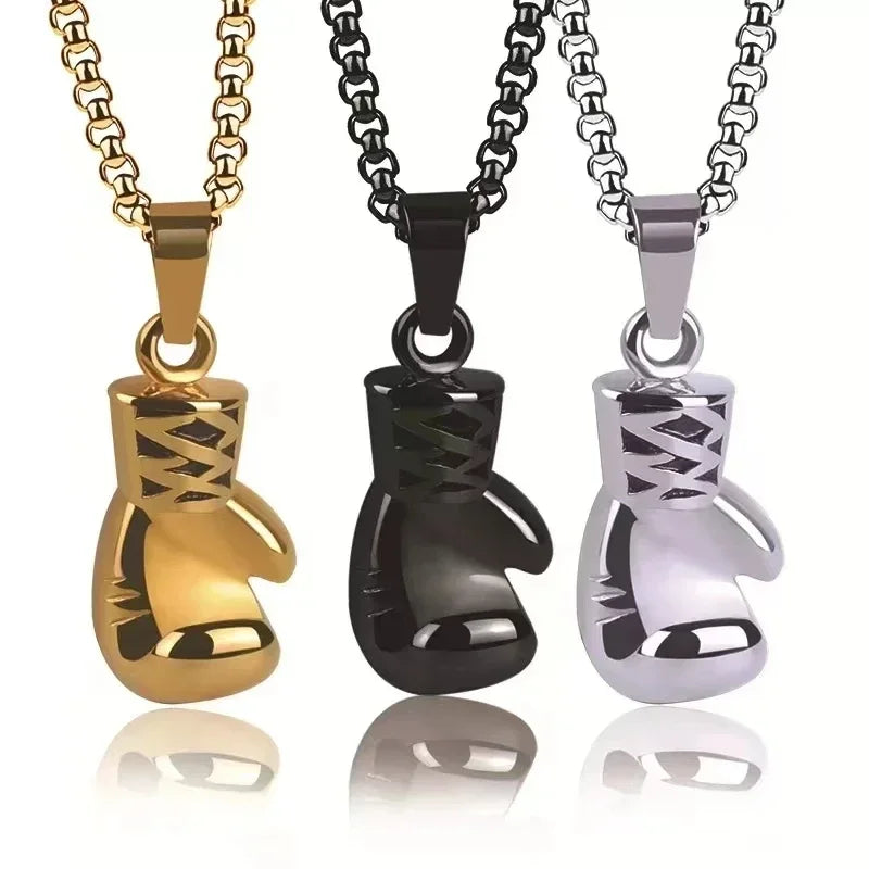 Boxing Glove Pendant Chain Necklace